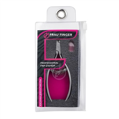 Frau Finger Кусачки маникюрные для кутикулы / Professional FNP-210/4DP, спиральная пружина, ручная заточка, 4 мм 24108