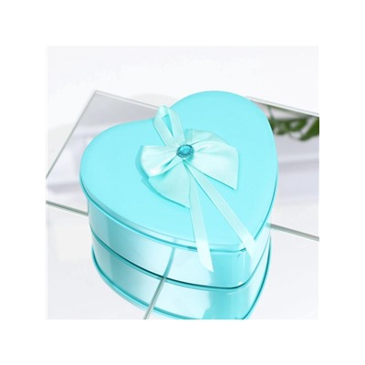 Мыльные розы, бирюзовые и синие, набор 11 шт.