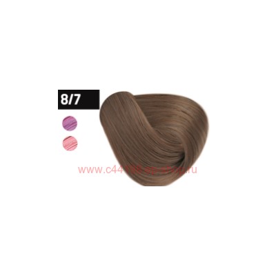 OLLIN SILK TOUCH  8/7 светло-русый коричневый 60мл Безаммиачный стойкий краситель для волос