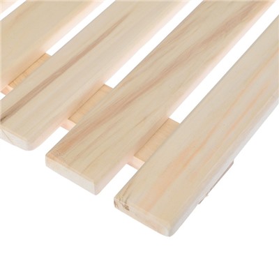 Трапик для бани и сауны, 70×30 см, липа, «Добропаровъ»