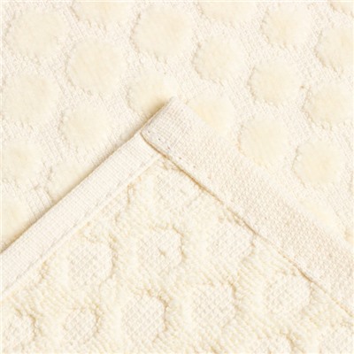 Полотенце махровое Love Life «Комфорт» 70×140 см, молочный, 100% хл, 500 г/м²