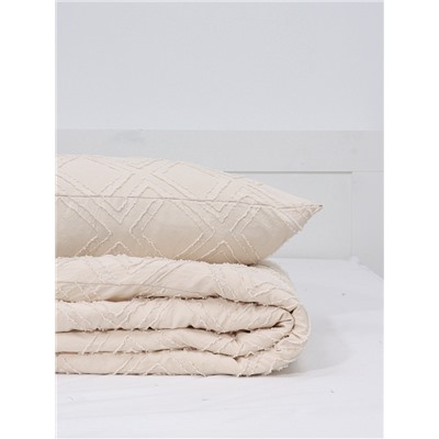 Постельное бельё евро LoveLife Tufting Ромб, микрофайбер