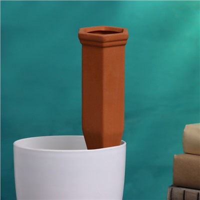 Автополив для комнатных растений «Терракот», 17.4×4.8 см, керамика, набор 4 шт.