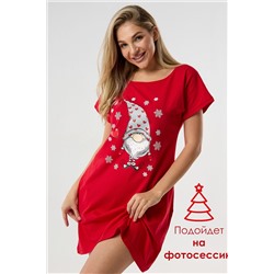 Туника новогодняя домашняя большие размеры Туж-гном НАТАЛИ, 1213914