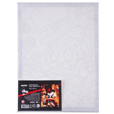 Картина по номерам на подрамнике «Скрудж» 30×40 см, Микки Маус