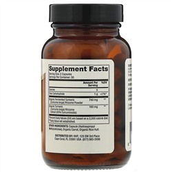 Dr. Mercola, Ферментированная куркума, 60 капсул