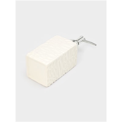 Дозатор для жидкого мыла «Хрусталь», белый