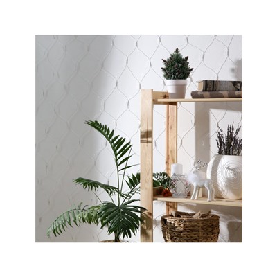 Гирлянда «Сеть» 1.6×1.6 м, IP20, прозрачная нить, 144 LED, 8 режимов, 220 В, свечение белое