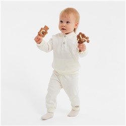 Комплект детский (джемпер, брюки) MINAKU, рост 86-92 см, экрю