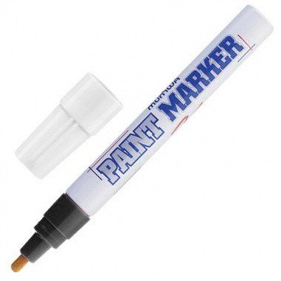 Маркер-краска Paint 4мм 15 мл черная PM-01 MunHwa