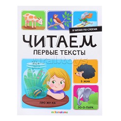 Я читаю по слогам. Читаем первые тексты