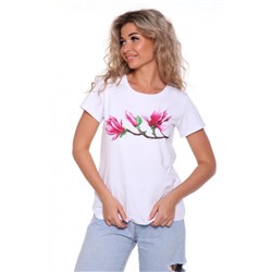 Футболка женская ФЖ046 (Белый)