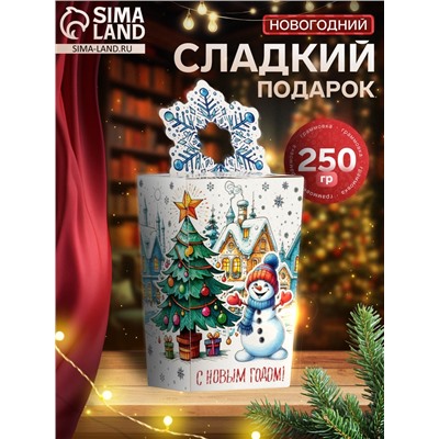 Сладкий новогодний подарок «Снежинкин», детский, 250 г