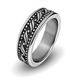 Мужское кольцо из стали