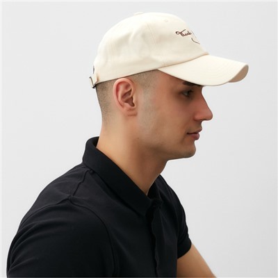 Бейсболка MINAKU, бежевая, размер 56-58