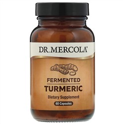 Dr. Mercola, Ферментированная куркума, 60 капсул