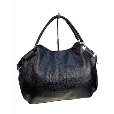 Женская сумка из искусственной кожи, цвет черный