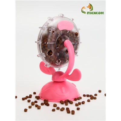 Игрушка для кошек под лакомство, 13×11, розовая
