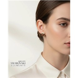 Серьги с кристаллами Swarovski, Изящные серьги с кристаллами Swarovski