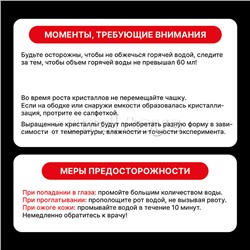 Набор для опытов "Вырасти кристалл  с подсветкой"