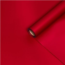 Пленка матовая для цветов и букетов, 65 мкм, винный, 57 см×10 м