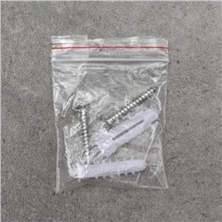 Крючок настенный на планке, двигающийся, Accoona A163-4, 4 шт., хром
