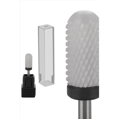 Nail Art Фреза керамическая цилиндр черный KRISTALLER, 1107401