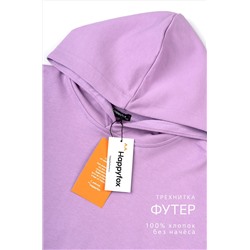 Костюм для девочки оверсайз из футера трехнитки Happyfox