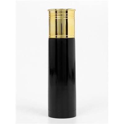 Термос, 500 мл, Пуля «Патрон», сохраняет тепло 12 ч, 25×6.5 см, чёрный