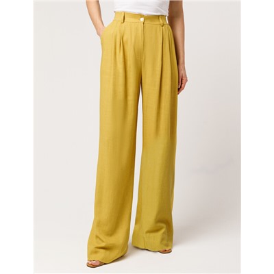 Свободные брюки изо льна с вискозой