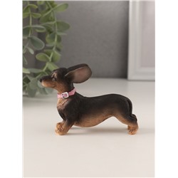 Фигурка полистоун «Такса с летящими ушами», 10×3×6.5 см