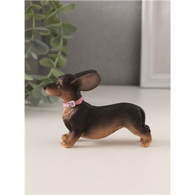 Фигурка полистоун «Такса с летящими ушами», 10×3×6.5 см