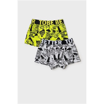 Трусы трикотажные для мальчиков - боксеры, 2 шт в комплекте PLAYTODAY, 1243489