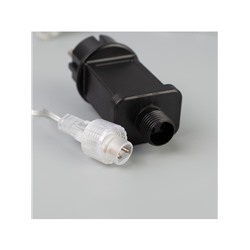 Светодиодная фигура «Кружевная ёлка» 70×90×17 см, металл, 31 В, мерцание, свечение зелёное