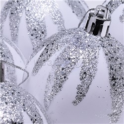 Набор новогодних украшений "Зимняя сказка" (6шт х 6см)