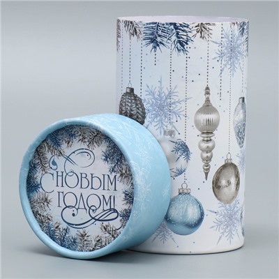 Коробка новогодняя подарочная «С Новым годом», 8×14.5 см