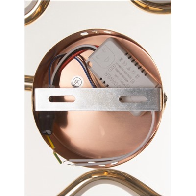 Бра настенное BayerLux Valentina, 14 Вт, LEd, 4000-6000К, золото, 25×25×13 см