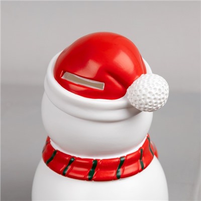 Светодиодная фигура «Снеговик» 9×20×9 см, пластик, батарейки LR44×3 (в комплекте), свечение тёплое белое