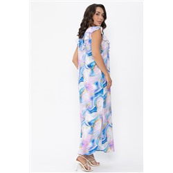 Платье Хатиса (голубо-розовое) П14073-4М