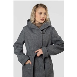01-12059 Пальто женское демисезонное (пояс)