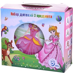 23393 Набор детский 3пр "Белоснежка" LR (х12)