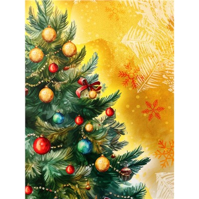 Пакет подарочный новогодний ламинированный «С Новым годом», L 31×40×11.5 см