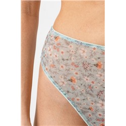 Трусы женские 412442 (Гвоздики на фисташковом)