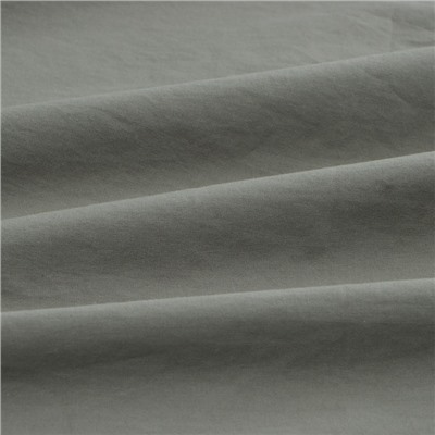 Простыня на резинке евро SL Home Cotton, 200×200+30 см, тёмно-зелёная, жатый хлопок