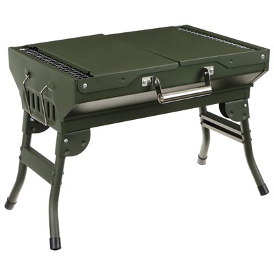 Мангал-барбекю Maclay, 45×30×35 см, цвет хаки