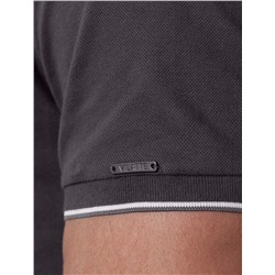 Футболка с V-вырезом из премиального хлопка с эластаном