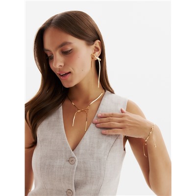 Жилет на пуговицах женский MIST, размер 48, бежевый