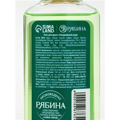 Подарочный набор новогодний: гель для душа, крем для рук и пилка для ногтей, аромат яблоко, URAL LAB