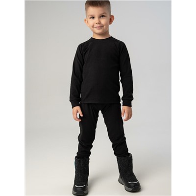 Термокомплект трикот. для мальчиков: фуфайка (футболка) с длин. рук, брюки