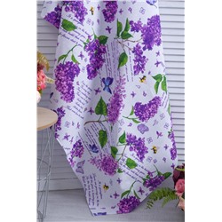 Полотенце банное Сирень (Белый)